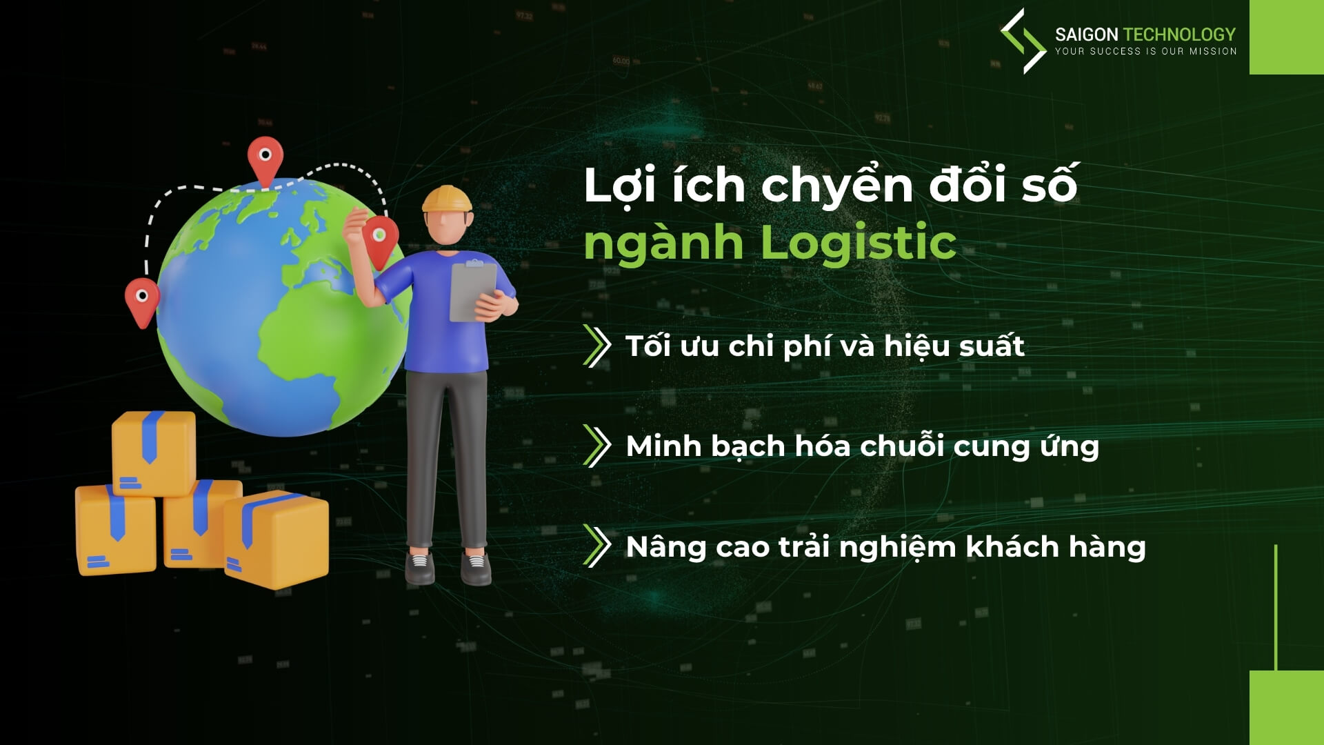 Lợi ích vượt trội khi ứng dụng giải pháp logistics thông minh