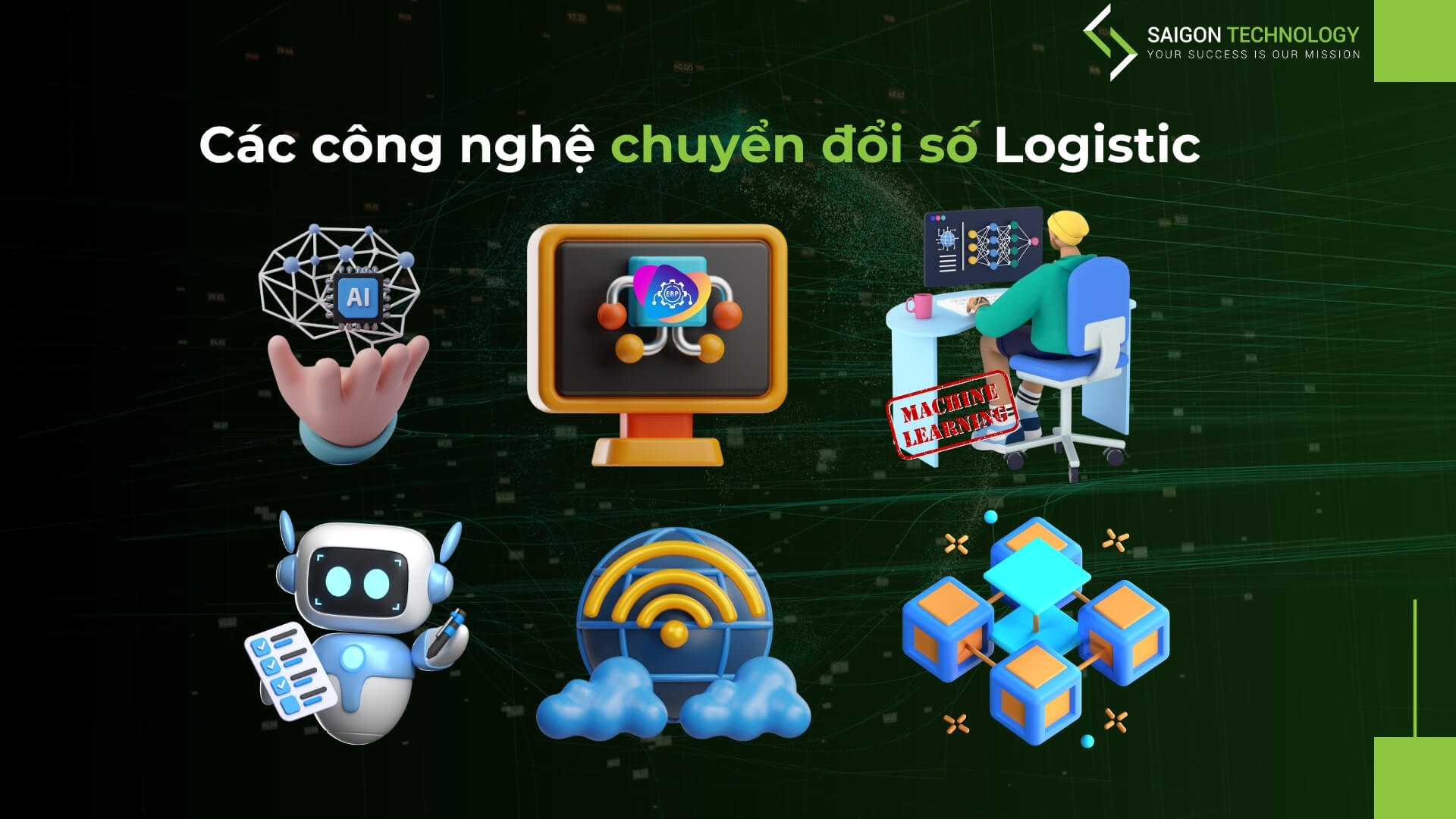 Các công nghệ trụ cột tái định hình ngành logistics