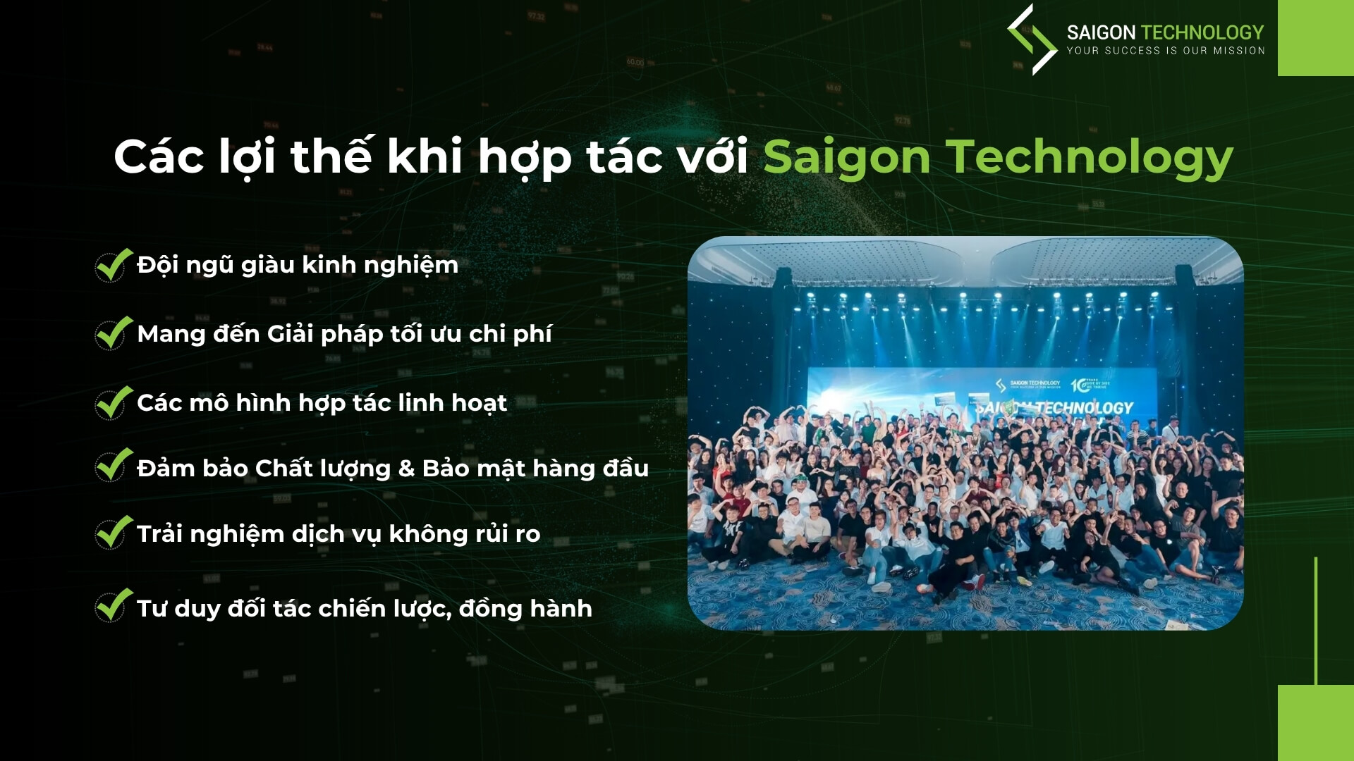 Lợi thế khi hợp tác với Saigon Technology trên hành trình chuyển đổi số