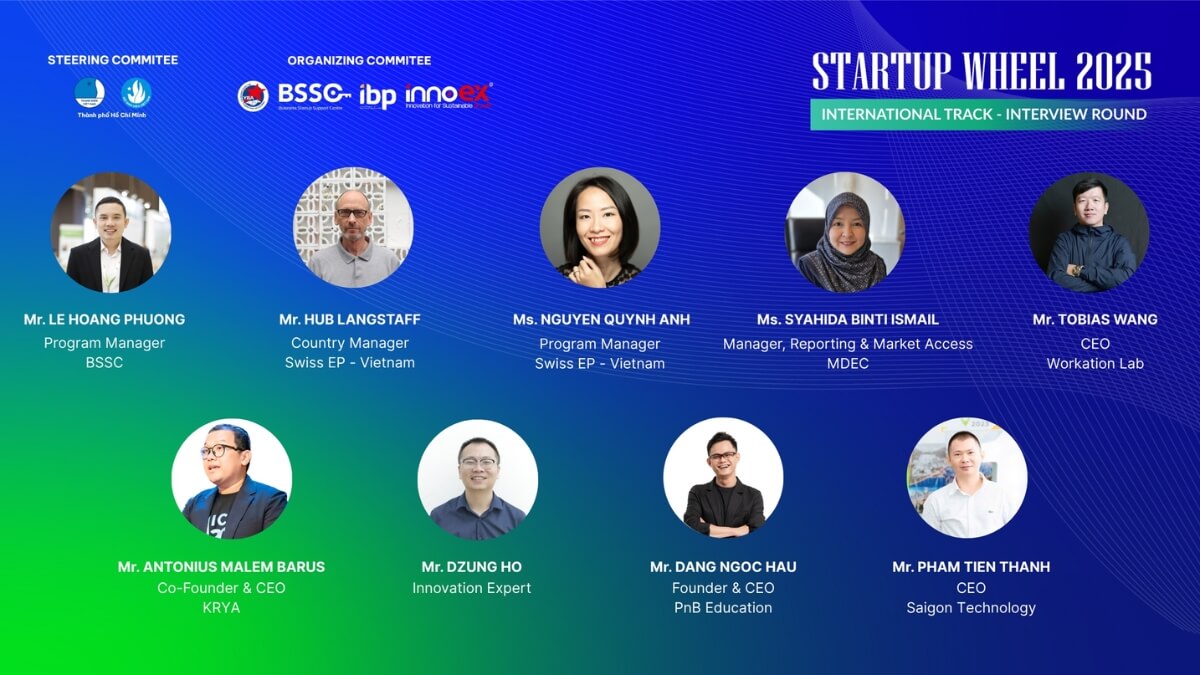 Trân trọng cảm ơn Ban Giám Khảo Startup Wheel