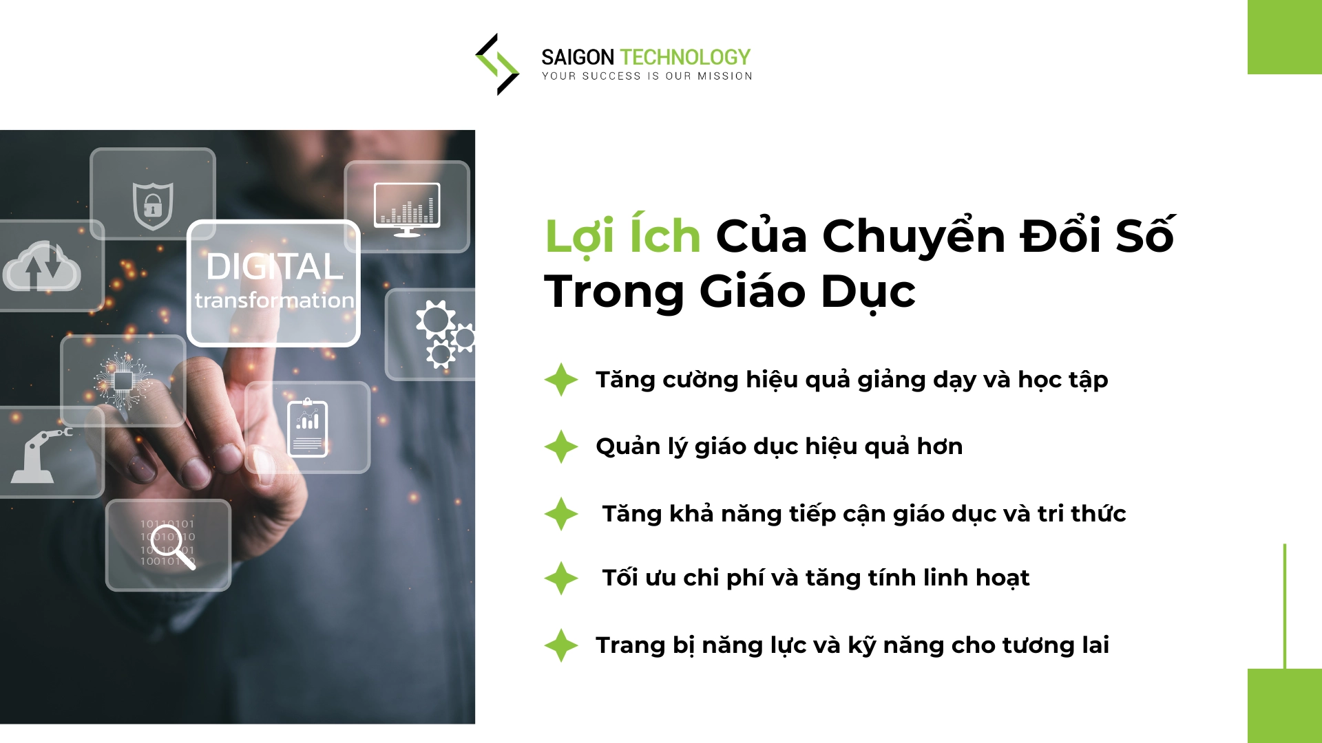 Lợi ích của chuyển đổi số đối với giáo dục