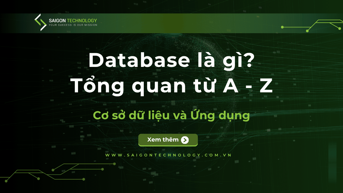 Database là gì? Giải thích Cơ sở dữ liệu từ A–Z cho người mới bắt đầu (2025)