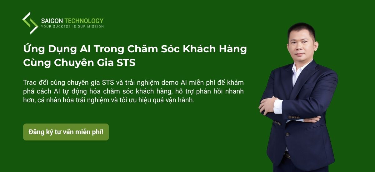 STS Đồng Hành Cùng Doanh Nghiệp Ứng Dụng AI Chăm Sóc Khách Hàng