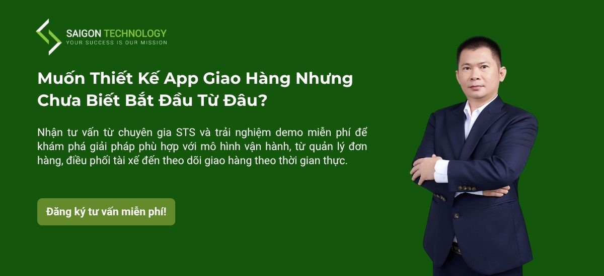 STS Phát Triển App Giao Hàng Như Thế Nào