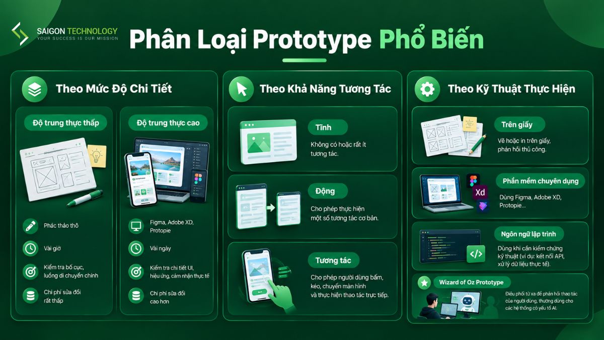 Phân Loại Prototype Phổ Biến Phân Loại Prototype Phổ Biến