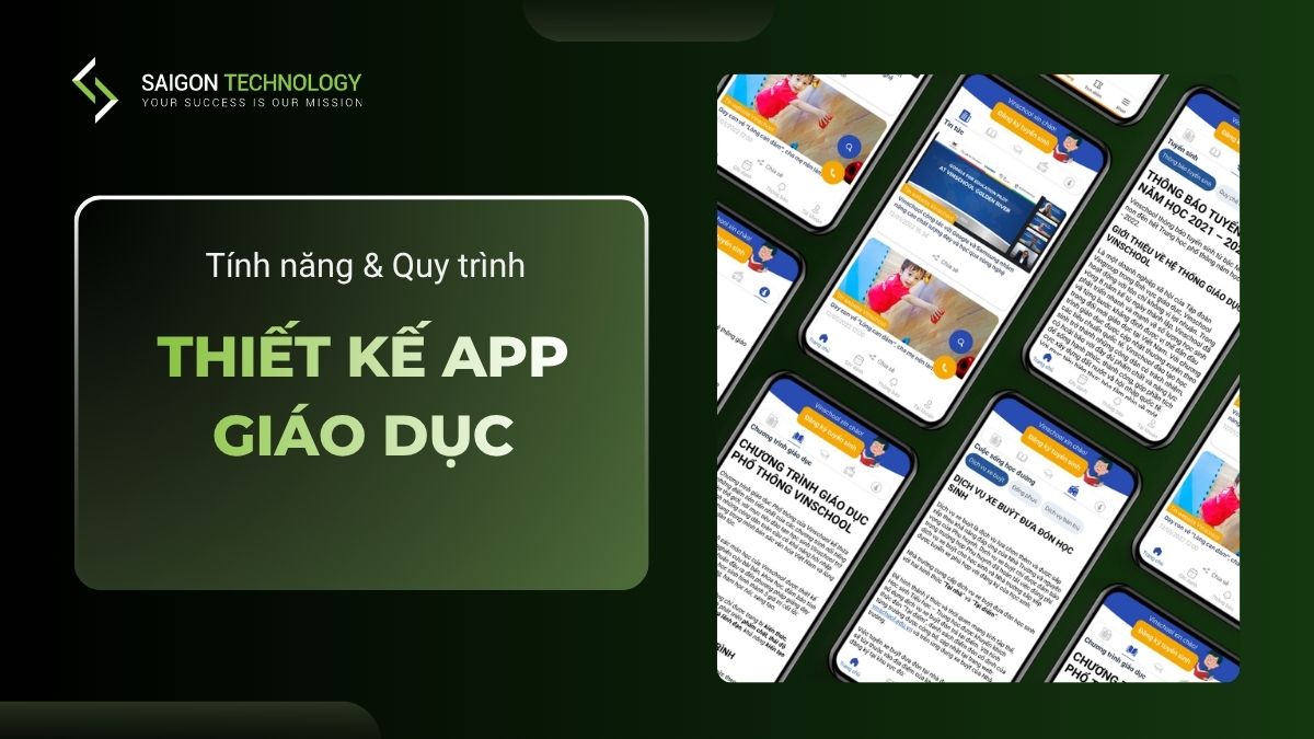 Thiết Kế App Giáo Dục: Tính Năng, Quy Trình & Chi Phí 2026