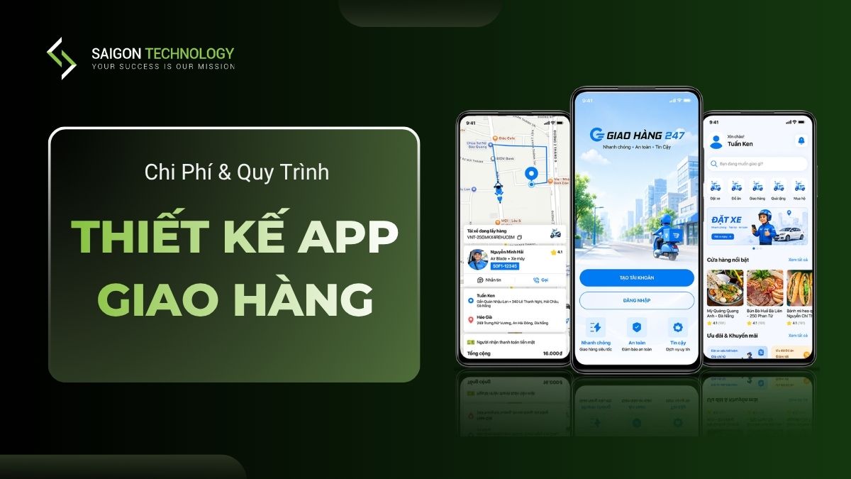 Thiết Kế App Giao Hàng: Chi Phí Và Kinh Nghiệm Triển Khai