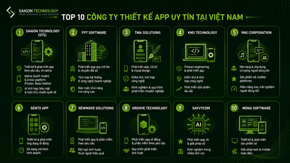 Top Công Ty Thiết Kế App Uy Tín Tại Việt Nam Top Công Ty Thiết Kế App Uy Tín Tại Việt Nam