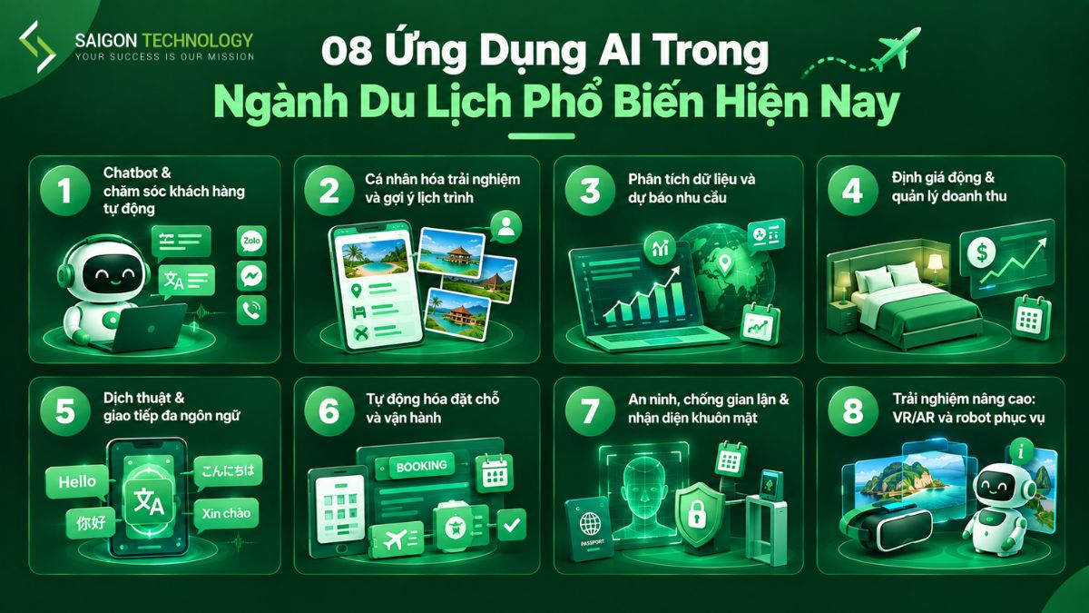08 Ứng Dụng AI Trong Ngành Du Lịch Phổ Biến Hiện Nay 08 Ứng Dụng AI Trong Ngành Du Lịch Phổ Biến Hiện Nay