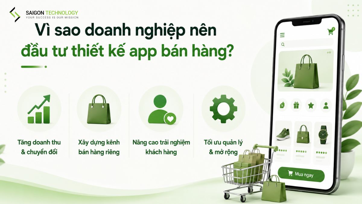 Vì sao doanh nghiệp nên sử dụng app bán hàng